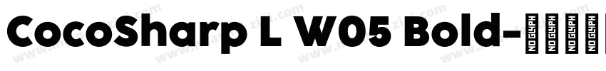 CocoSharp L W05 Bold字体转换
